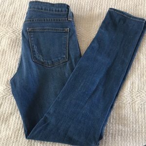 Lightly Distressed Skinnies